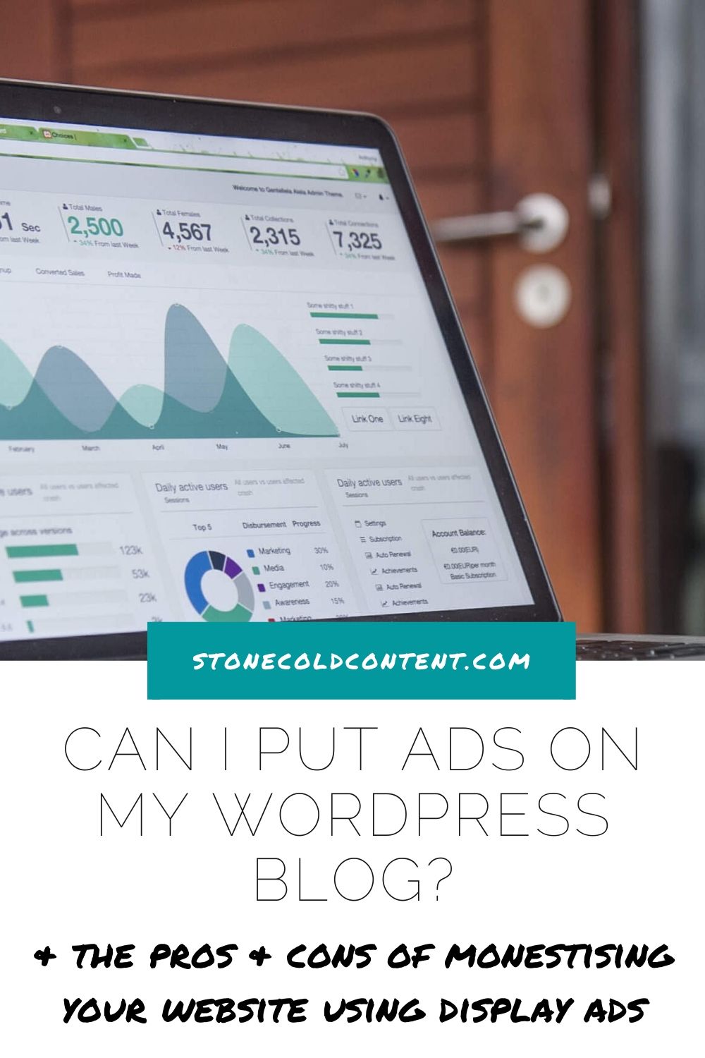 Can I put ads on my WordPress blog? Stone Cold Content
