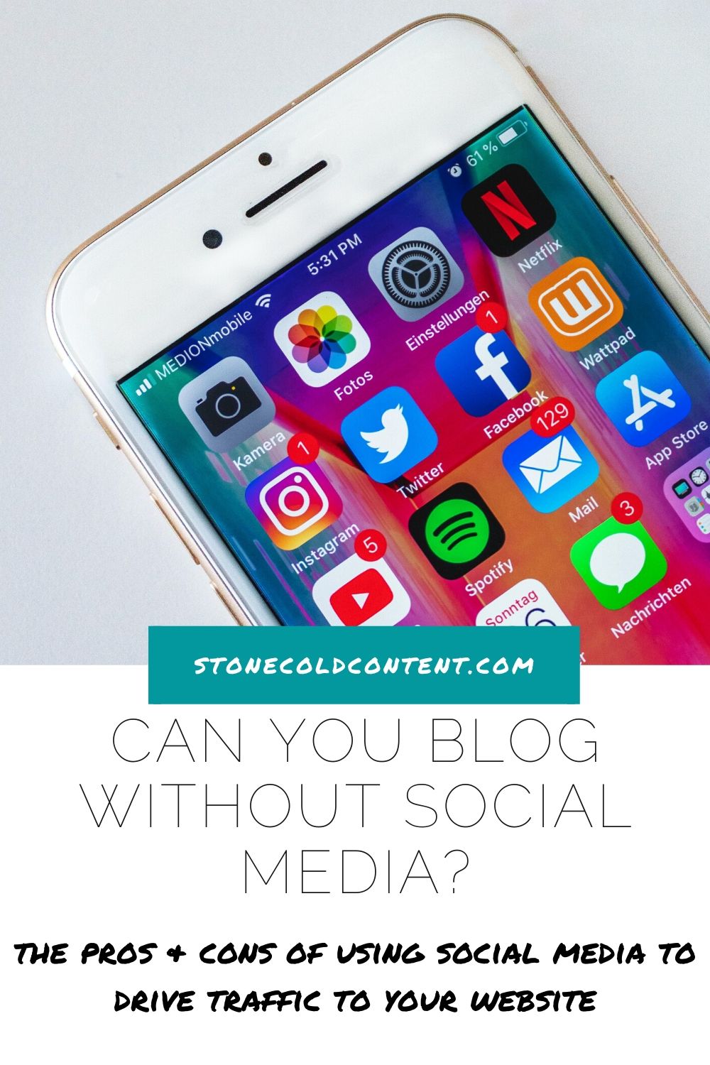 Can you blog without social media? Stone Cold Content